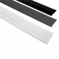 1m PVC Durable Flat Bar Transition Trim in Multiple Sizes