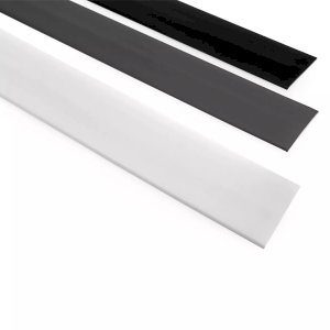 1m PVC Durable Flat Bar Transition Trim in Multiple Sizes