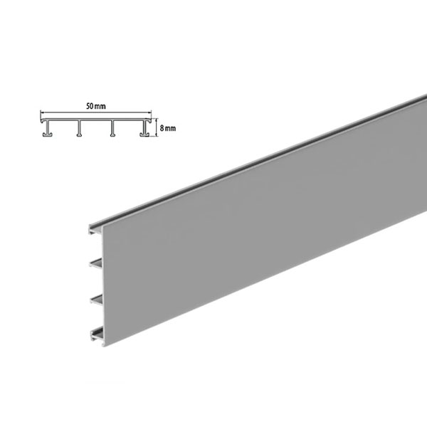 2.5m Aluminium Anodized Decorative Border Tile Strips
