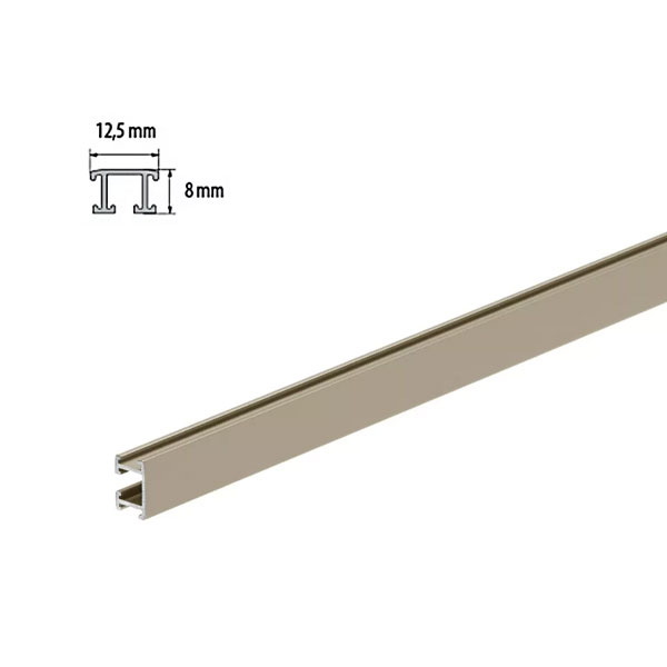 2.5m Aluminium Anodized Decorative Border Tile Strips