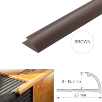 2.5m Long Round Edge PVC Tile Trims Quadrant Tile