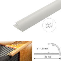 2.5m Long Round Edge PVC Tile Trims Quadrant Tile