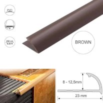 2.5m Long Round Edge PVC Tile Trims Quadrant Tile