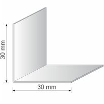 2.9m Long White Plastic Pvc Corner 90 Degree Angle Trim