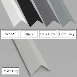2.44m PVC Wall Angle for Internal and External Corners
