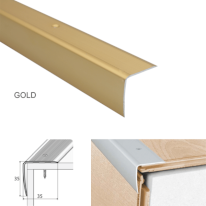 35mm x 35mm Non Slip Aluminum Stairs Nosing For Edges Protection