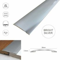 38mm Wide Euro Cover Strip Wood Vinyl Tile Door Bar Threshold Trim Self Adhesive