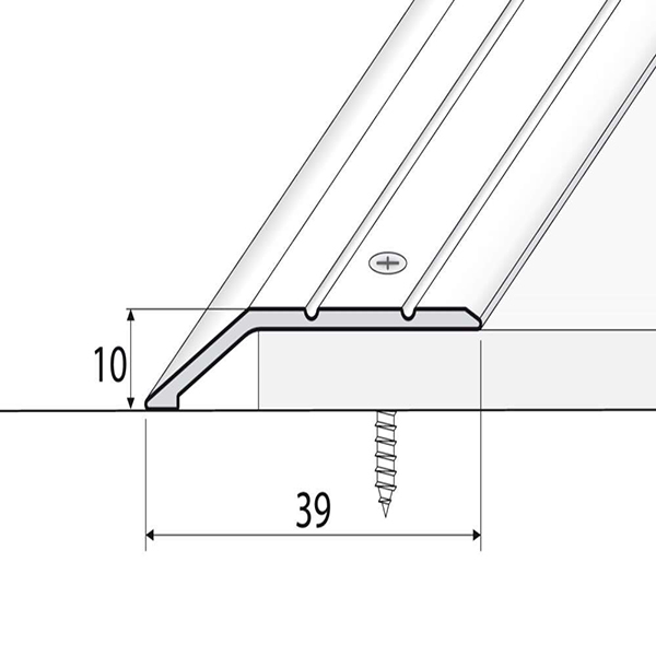 40mm Wide Aluminium Door Floor Trim Carpet Thresholds Ramp