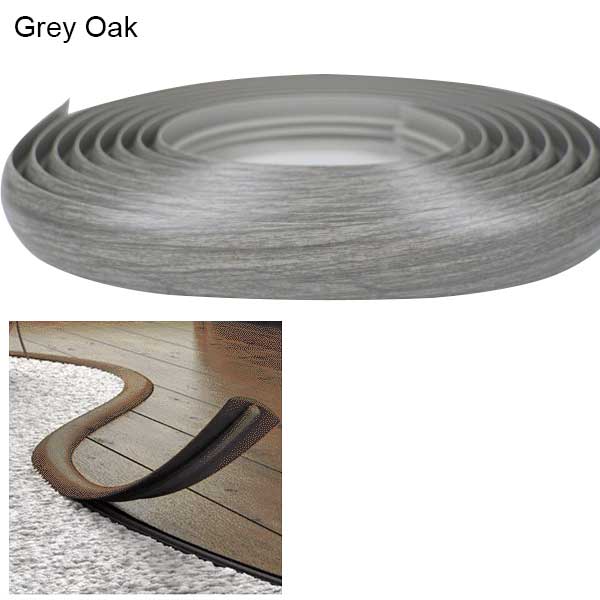 40mm Wide PVC Flexible Flooring Transition Profile Door Threshold