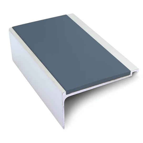 60mm x 32mm Commercial Stair Nosing With Non Slip PVC Insert
