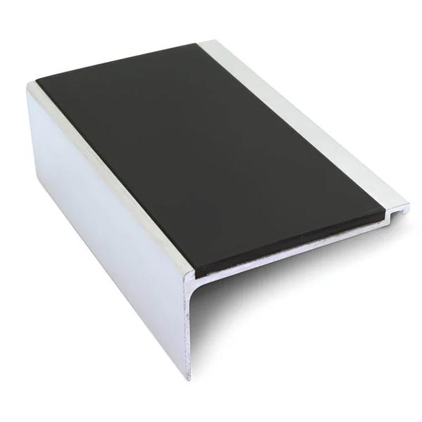 60mm x 32mm Commercial Stair Nosing With Non Slip PVC Insert