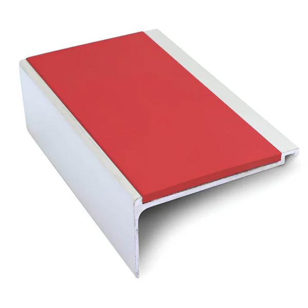 60mm x 32mm Commercial Stair Nosing With Non Slip PVC Insert