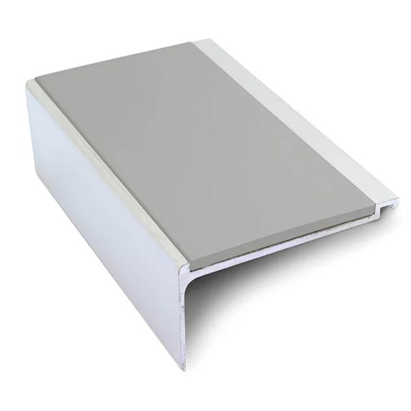 60mm x 32mm Commercial Stair Nosing With Non Slip PVC Insert