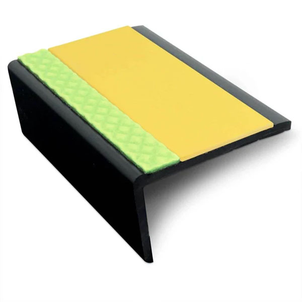 62.5mm x 35mm Aluminator Slimline PVC Non Slip Stair Nosing