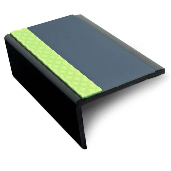 62.5mm x 35mm Aluminator Slimline PVC Non Slip Stair Nosing