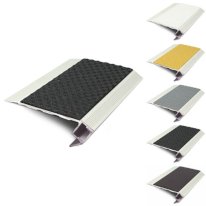 76.5mm x 26mm Treadlite Stair Nosing Vision Light Down With Tredsafe PVC Insert