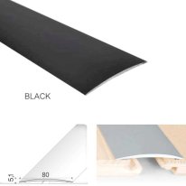 80mm Anodised Aluminium Self Adhesive Door Threshold Floor Trim