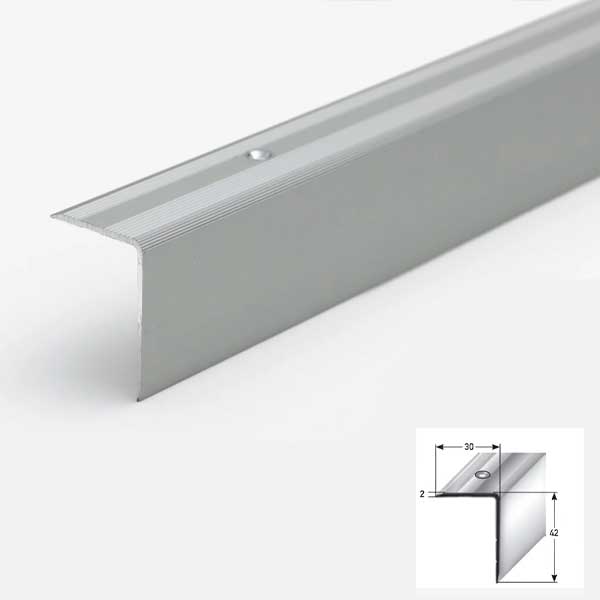 Aluminium Anti Slip Stair Nosing Edge Protector