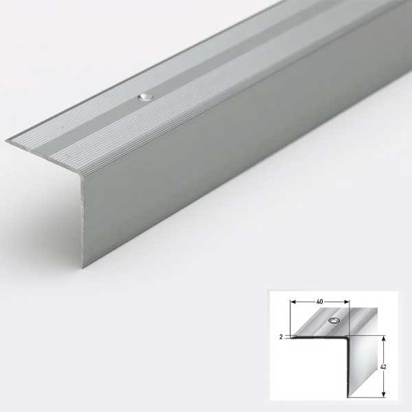 Aluminium Anti Slip Stair Nosing Edge Protector