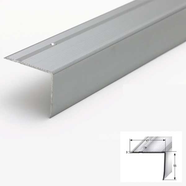 Aluminium Anti Slip Stair Nosing Edge Protector