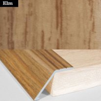41mm Wide Aluminium Wood Effect Door Floor Trim Carpet Threshold Ramp