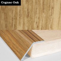 41mm Wide Aluminium Wood Effect Door Floor Trim Carpet Threshold Ramp
