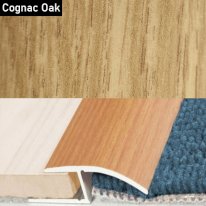 Aluminium Wood Effect Screw Fix Door Threshold