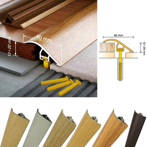 Aluminium Wood Effect UPVC Door Threshold