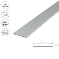 30mm Anodised Aluminium Door Floor Bar Edge Trim Threshold Self Adhesive
