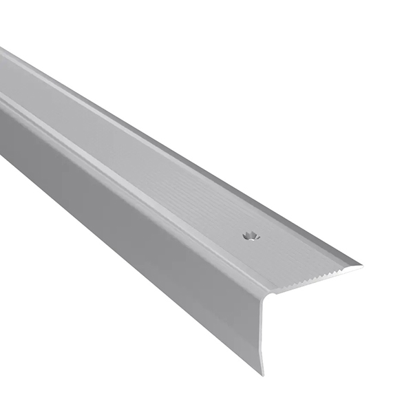 Screw Fix Non Slip Aluminium Anodised Step Nosing Edge Trim - 40mm x 30mm