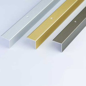 Anti Non Slip 30R Anodised 0.9m Long Aluminum Stair Edge Nosing Trim