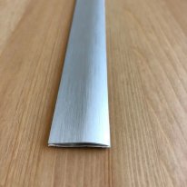 Brushed Aluminium 26mm Wide Threshold Ramp Door Floor Bar Edge Trim
