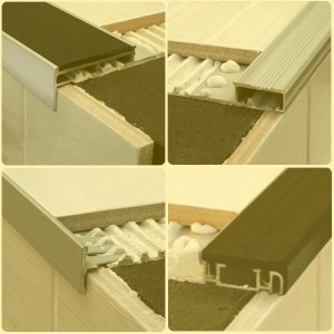 Shop Durable Tile-In Stair Nosing
