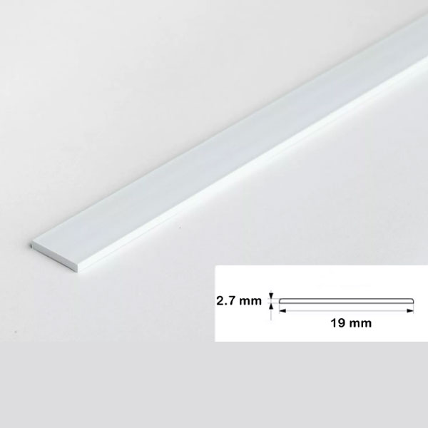Durable PVC 1m Long Flat Trim Architrave Cover