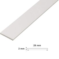 Flat BAR Trim Door Window Architrave White PVC Cover Strip