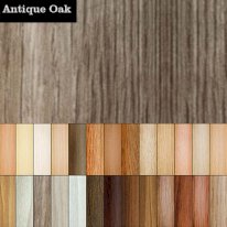 25mm x 20mm Aluminium Wood Effect Stair Nosing Edge Trim Self Adhesive