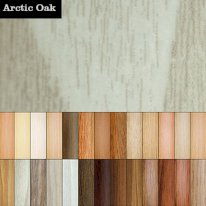 25mm x 20mm Aluminium Wood Effect Stair Nosing Edge Trim Self Adhesive
