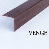 2.5m Long Plastic PVC Corner Trim Wall Corner Guard Edge Protector Wood Effect