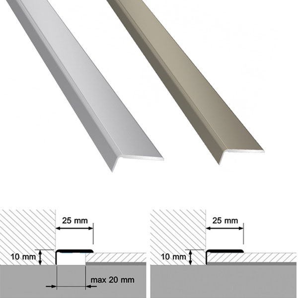 Door Thresholds / 1m Laminate Floor Edge Profile Trims Threshold Door