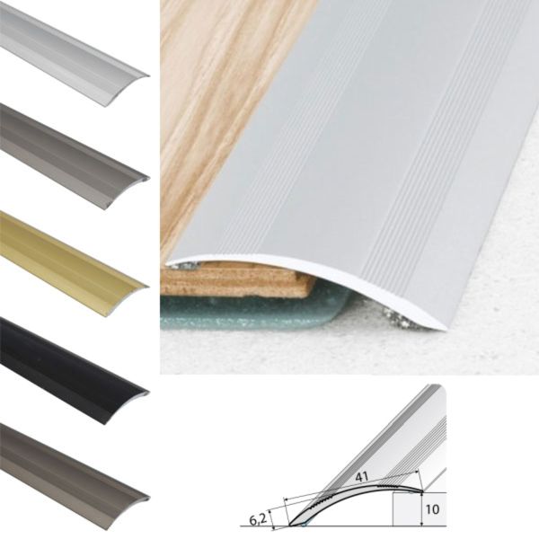 Door Thresholds / 41mm Wide Self Adhesive Aluminium Door Thresholds For