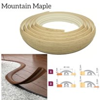 40mm Wide PVC Flexible Flooring Transition Profile Door Threshold