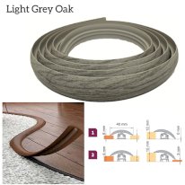 40mm Wide PVC Flexible Flooring Transition Profile Door Threshold