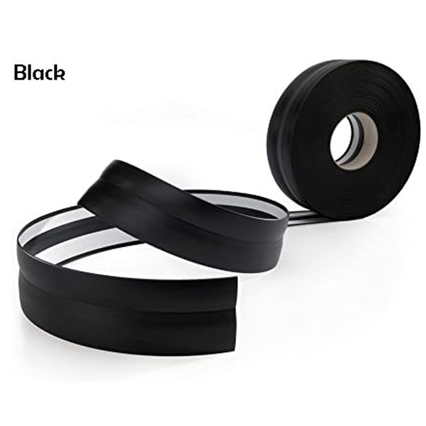5m Long PVC Flexible Skirting Board Strip Self Adhesive For Floor Wall Joint