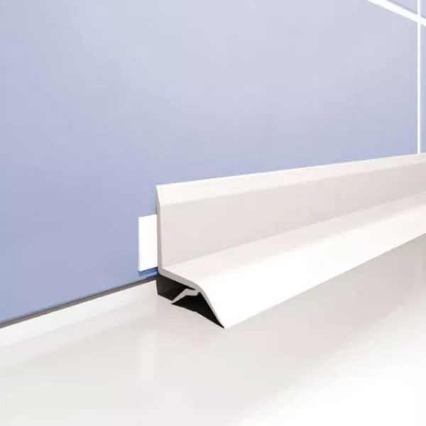PVC Self-Adhesive Sealing White Strip For Cladding Wall Panel - 2.5m Long