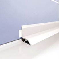 PVC Self-Adhesive Sealing White Strip For Cladding Wall Panel - 2.5m Long