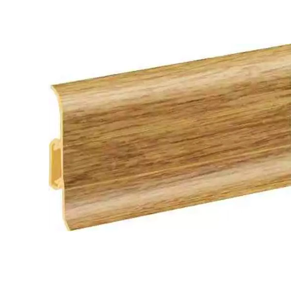 PVC Skirting Board Trim Oak Nevada & Cable Cover Flexible Edges Accessories
