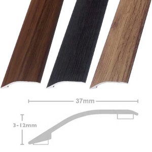 Ramp Reducer Threshold Stick Down Door Bars Threshold Profile Edge Strip - 37mm Wide