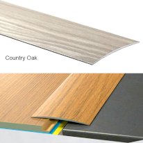 Self-Adhesive Wood Effect Transition Strip Carpet Cover 80mm Wide Door Floor Threshold
