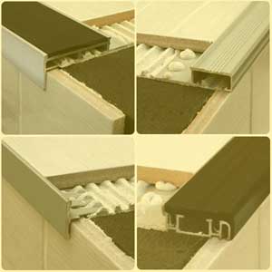 Shop Durable Tile-In Stair Nosing