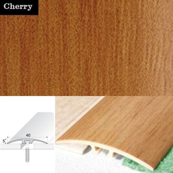 40mm Wide PVC Wood Effect Door Threshold Strip Screwfix